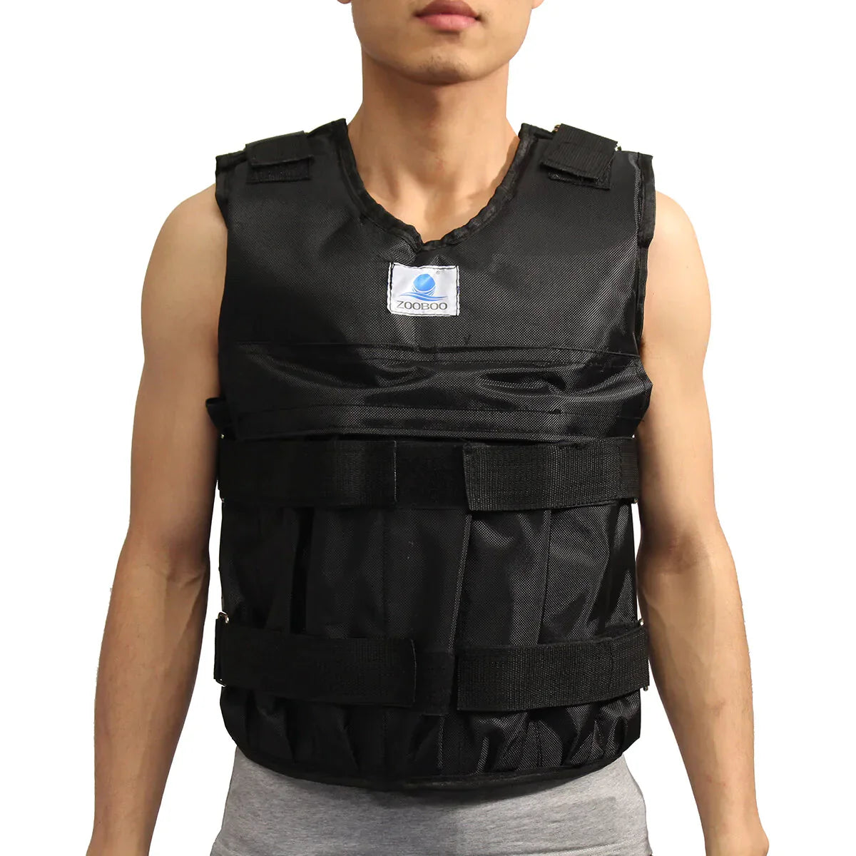 20kg Weighted Vest Adjustable Exercise Training Fitness Jacket Gym Boxing Waistcoat