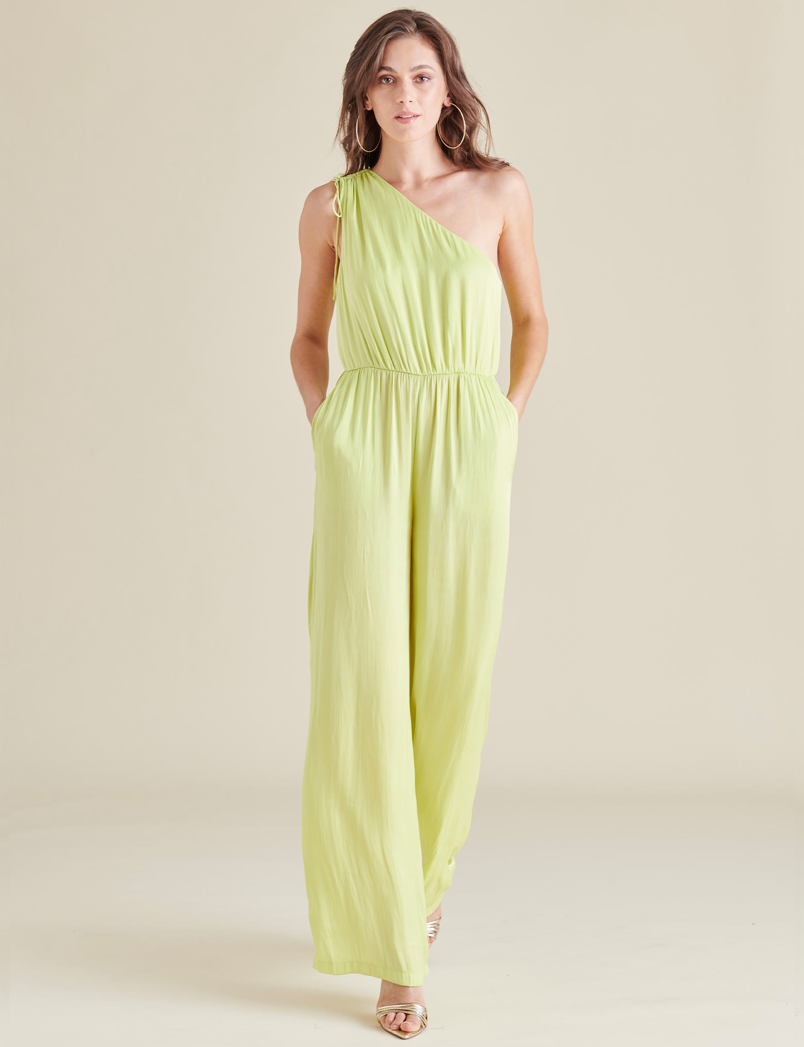 Adele Golden Lime Jumpsuit