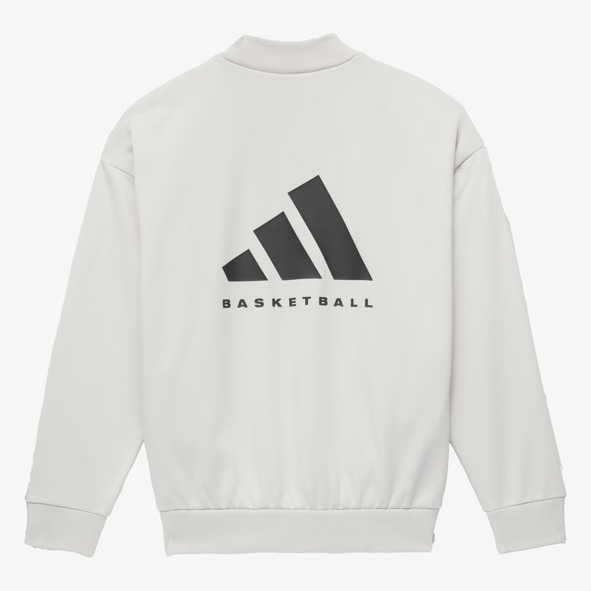 Adidas Basketball 001 Crew Neck Sweat, Talc - Shop Now