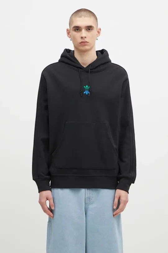 adidas Originals Rolling Links Hoodie Men's Black Cotton Sweatshirt IW6657