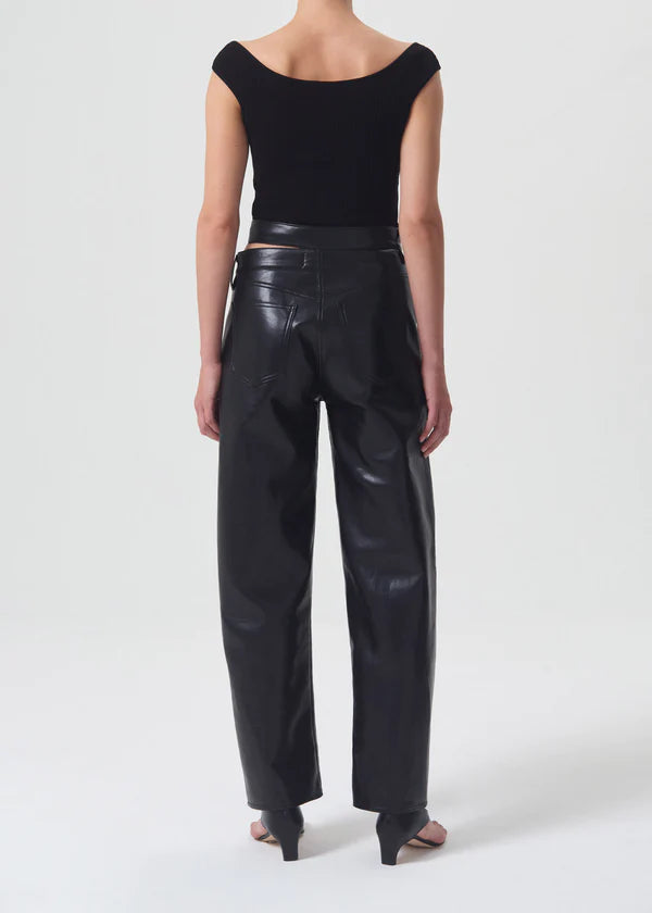 Agolde - Sustainable Denim with Recycled Leather Waistband - Detox