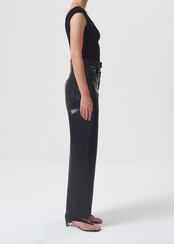 Agolde - Sustainable Denim with Recycled Leather Waistband - Detox