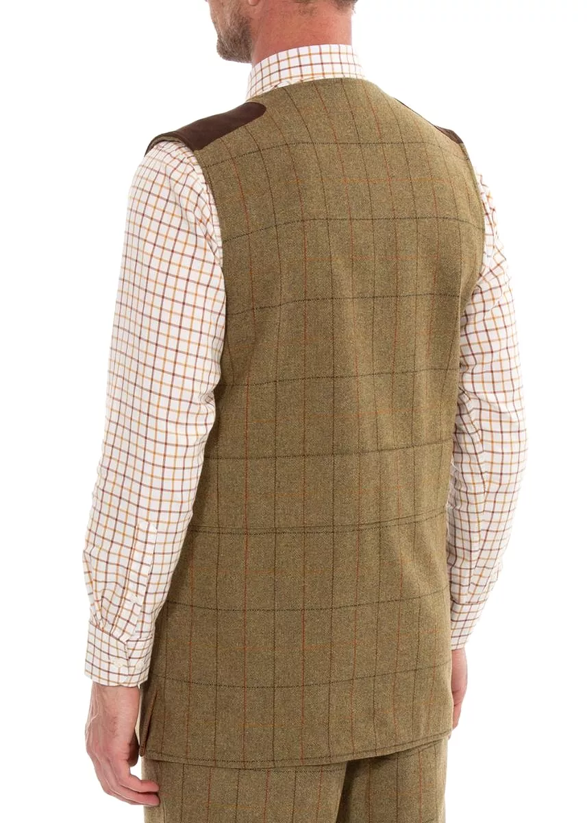 Alan Paine Combrook Tweed Shooting Waistcoat - Sale