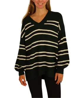 American Eagle Women's Stripe Pullover Sweater, TW3, trendy striped pullover for women, fashion sweater TW3