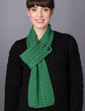 Aran Knit Loop Scarf.