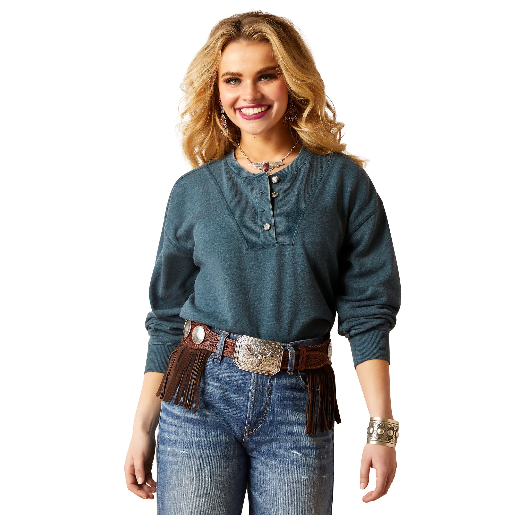 Ponderosa Crew Sweatshirt for Women by Ariat