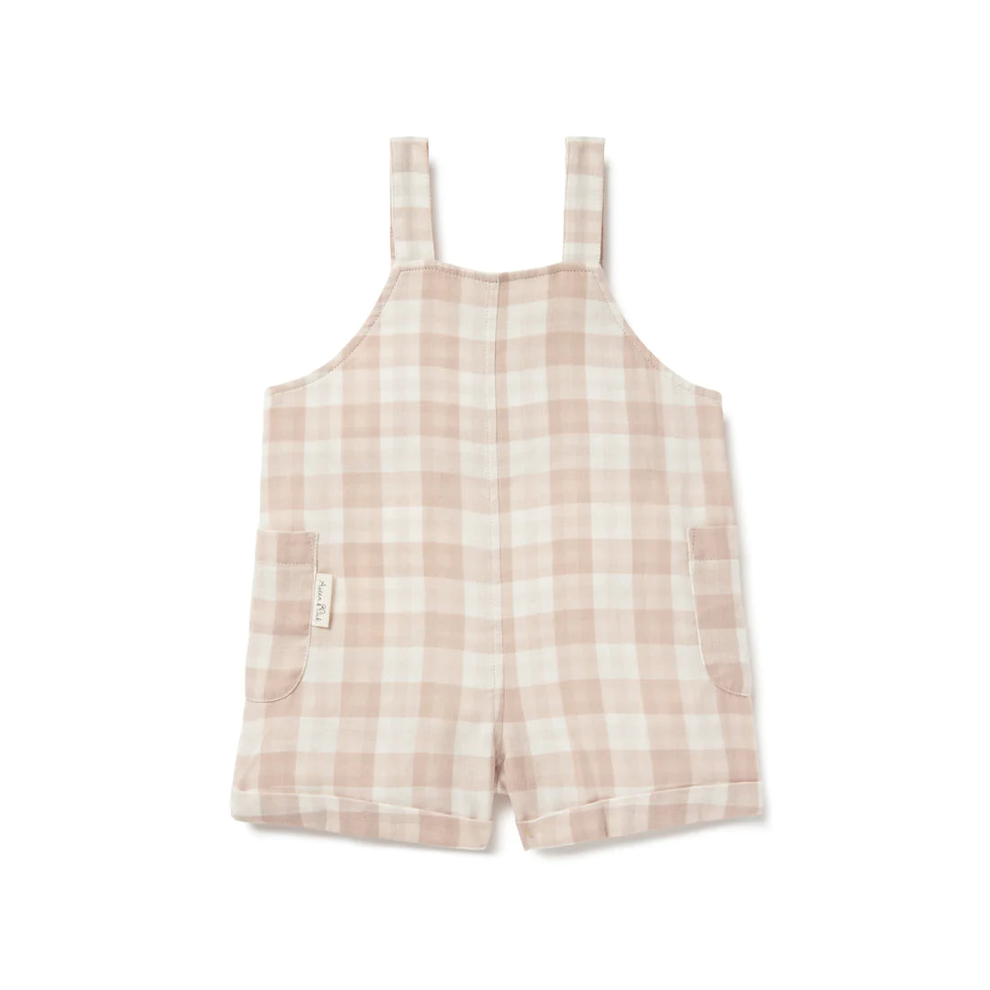 Aster & Oak Taupe Gingham Overalls - Shop now for trendy and stylish overalls for women