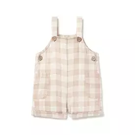 Aster & Oak Taupe Gingham Overalls - Shop now for trendy and stylish overalls for women