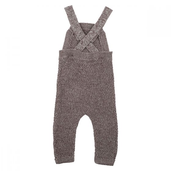 Baby Knit Overalls - Chestnut (SEO optimized)