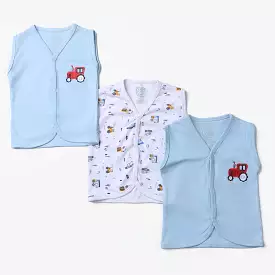 Baby Vest 9-12M 3-Pack