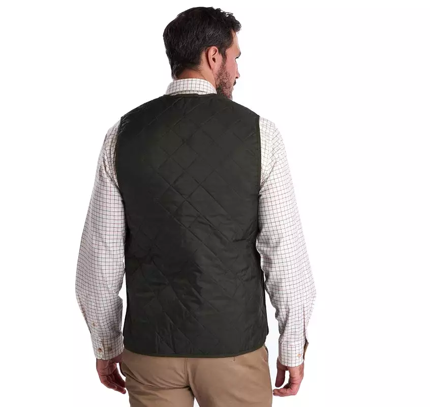 Barbour Quilted Vest, Zip-In Liner