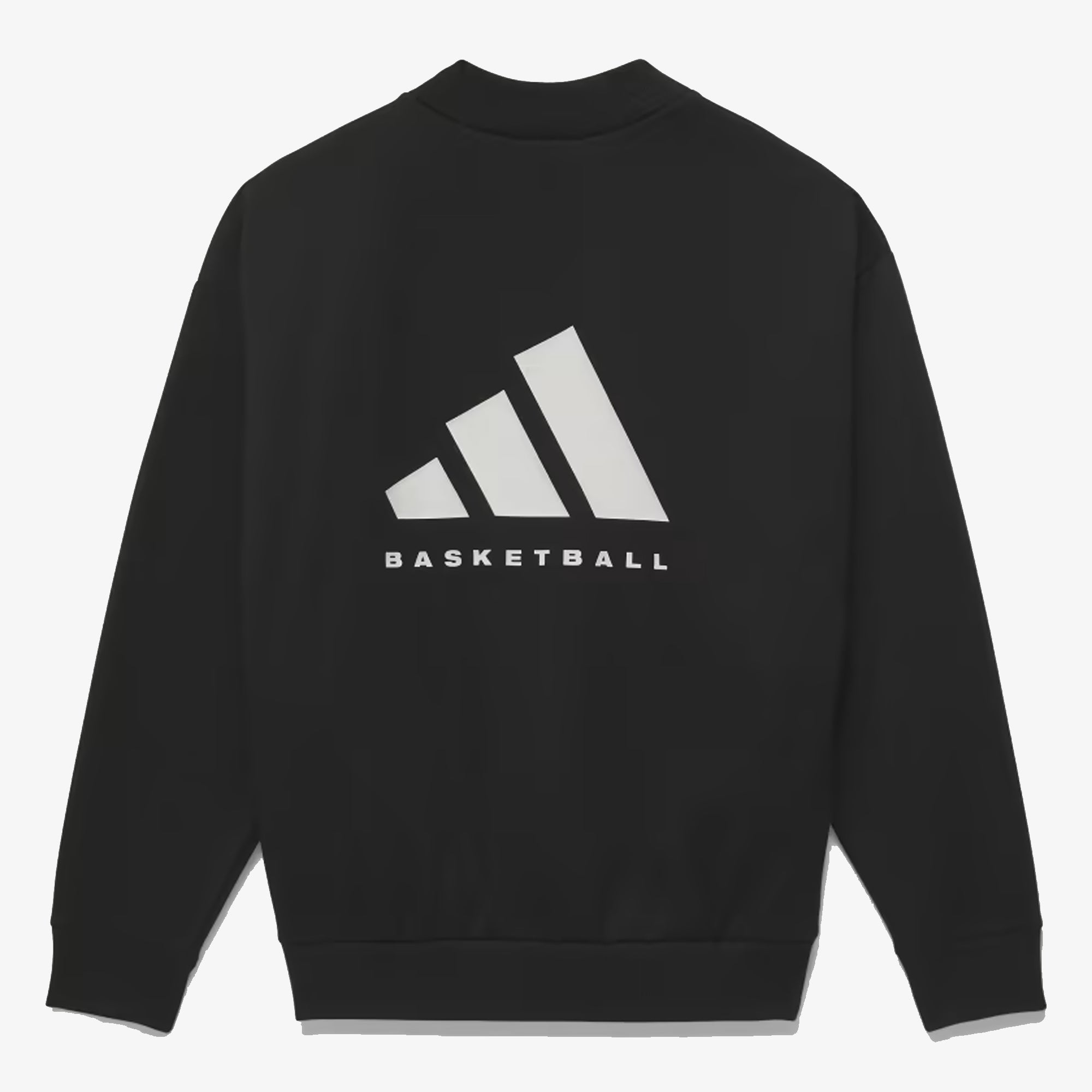 Basketball Crew Neck Sweatshirt Black