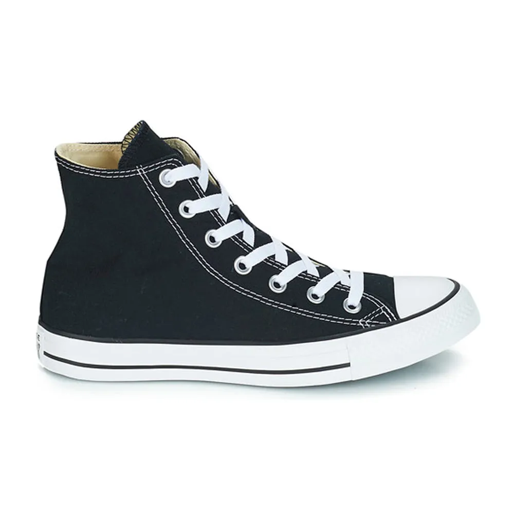 Black Converse Chuck Taylor All Star Core Hi sneakers.