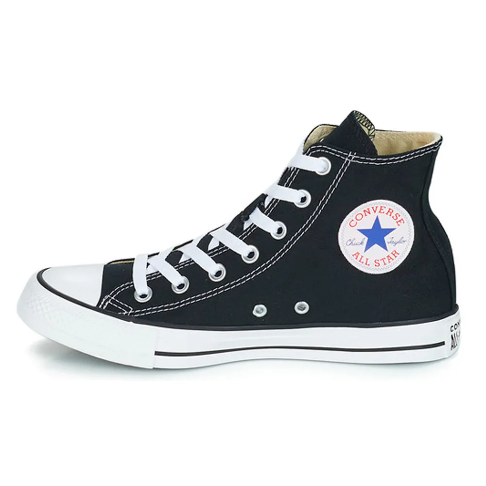 Black Converse Chuck Taylor All Star Core Hi sneakers.