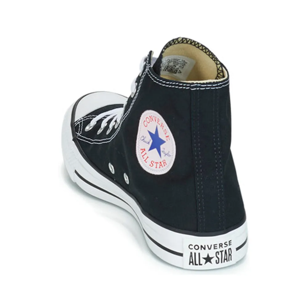 Black Converse Chuck Taylor All Star Core Hi sneakers.