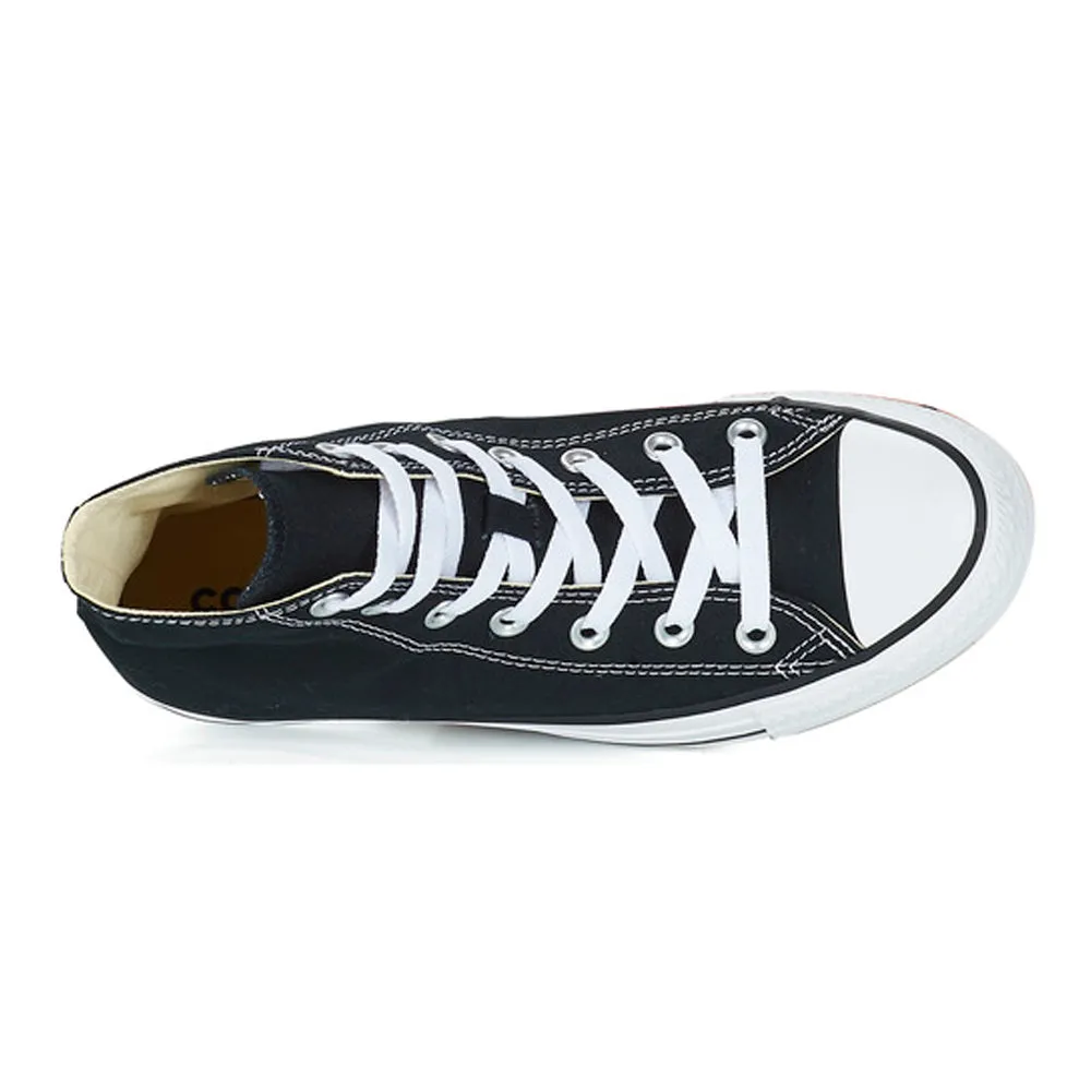 Black Converse Chuck Taylor All Star Core Hi sneakers.