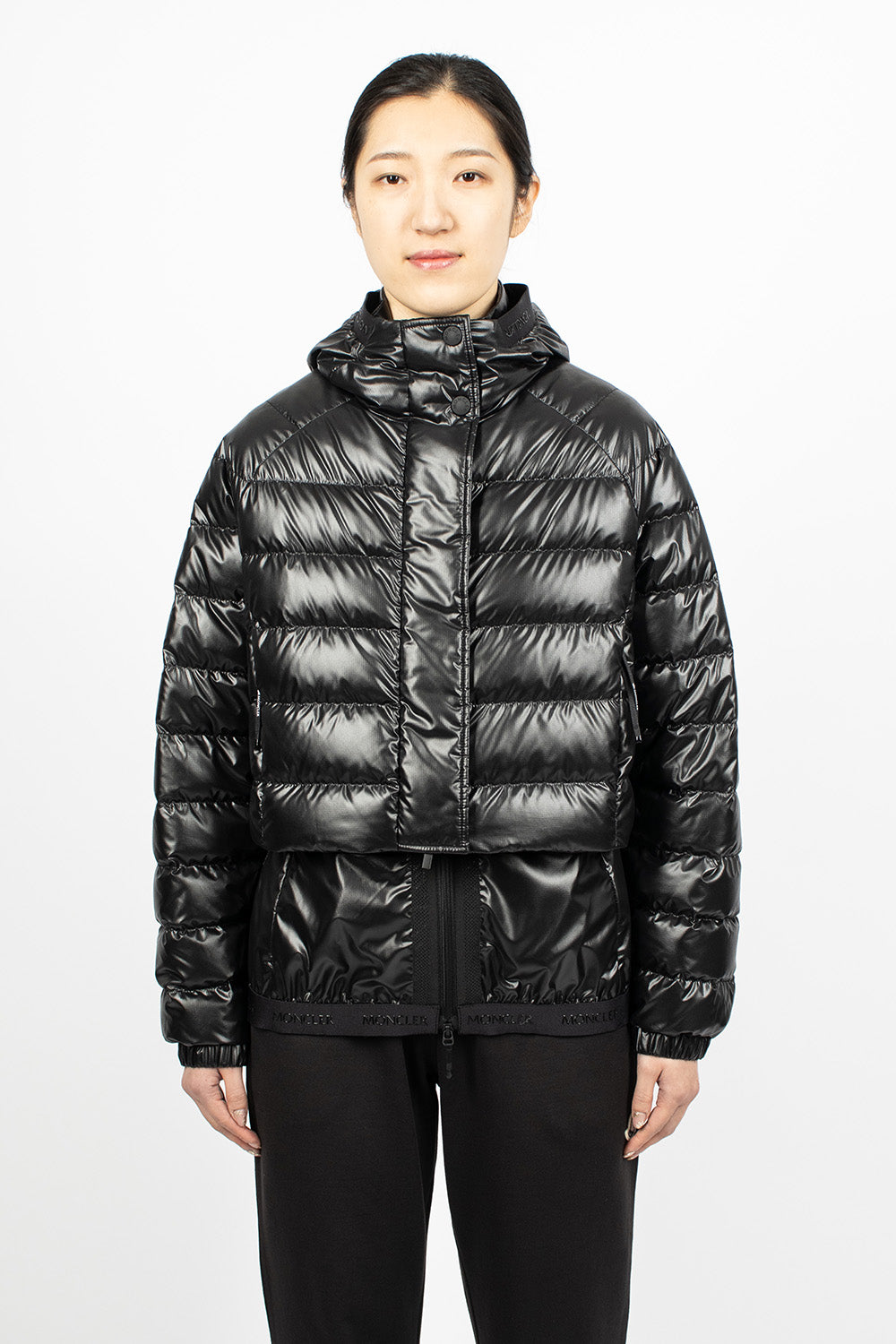 Black Criseide Short Down Jacket