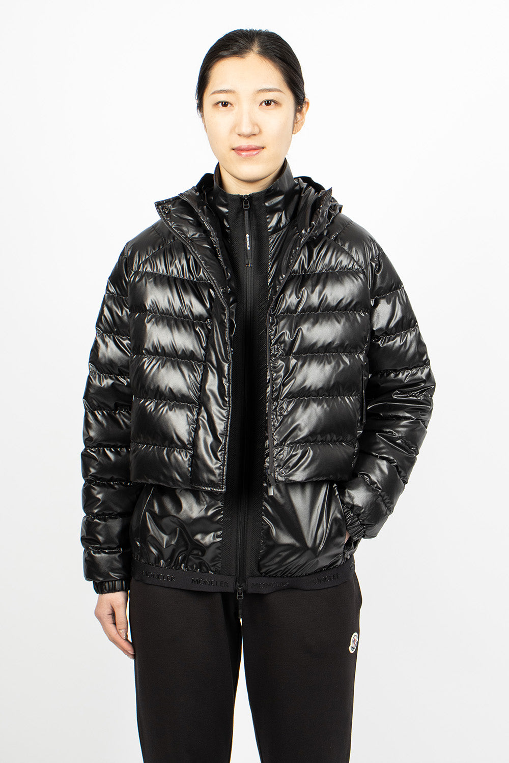 Black Criseide Short Down Jacket