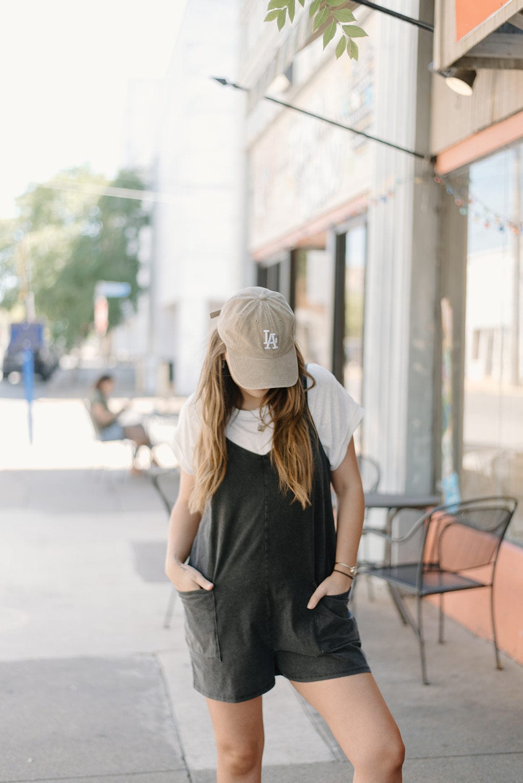 Black Sleeveless Romper