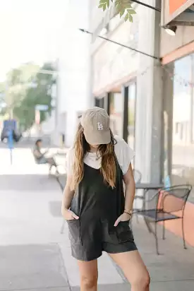 Black Sleeveless Romper