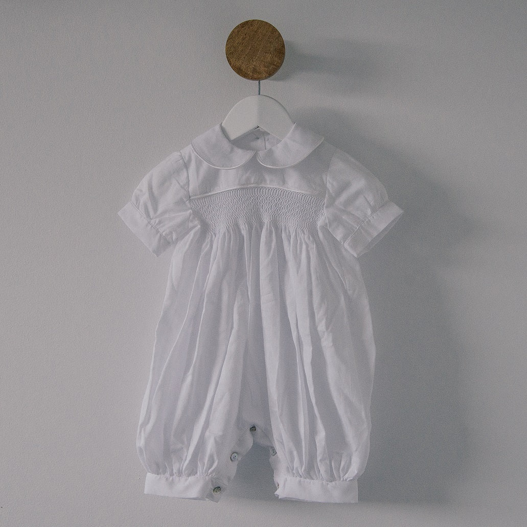 Blue Goose Cotton Heirloom Romper