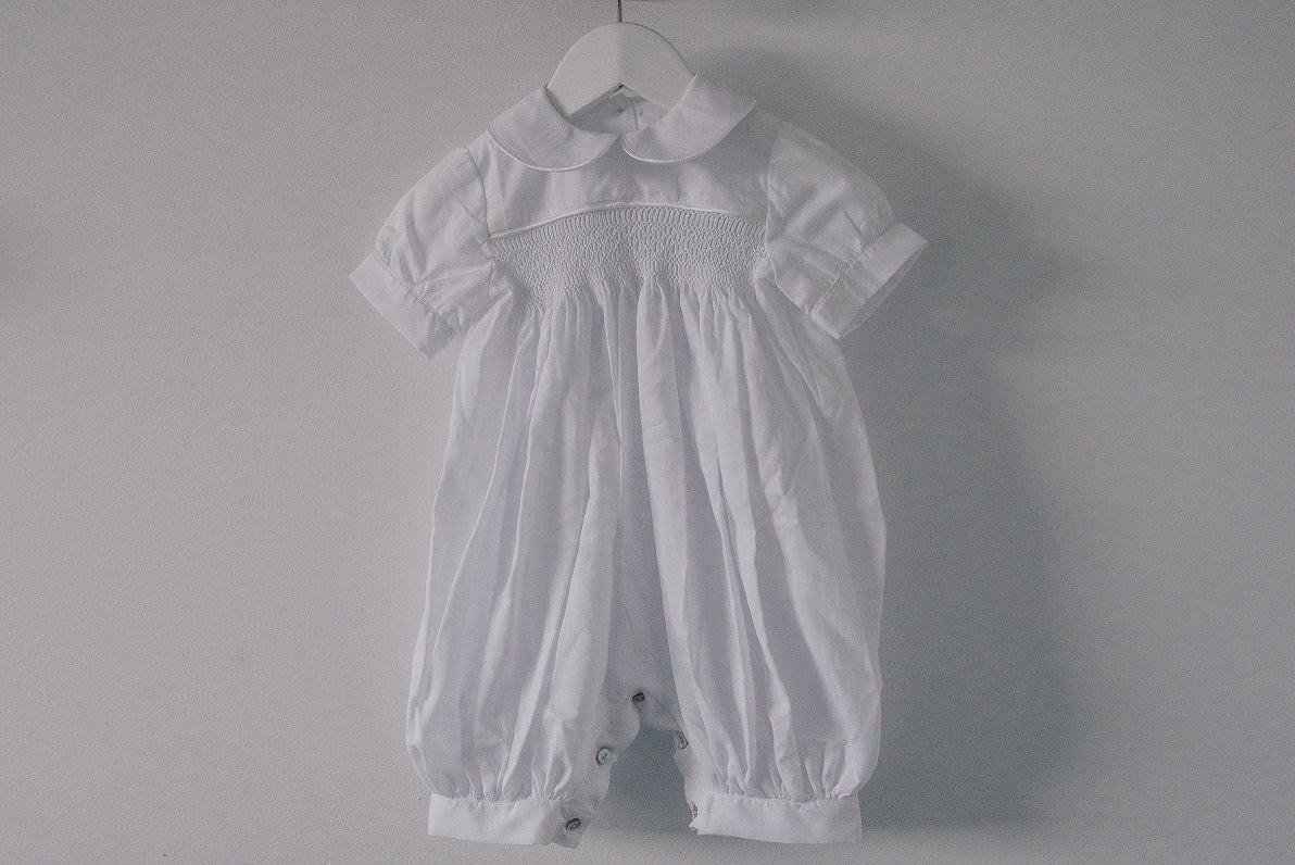 Blue Goose Cotton Heirloom Romper