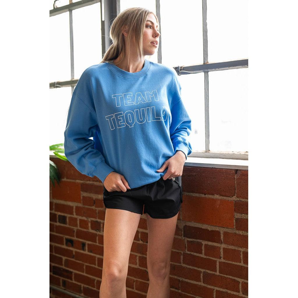 Blue Team Tequila Sweatshirt - Shop Now