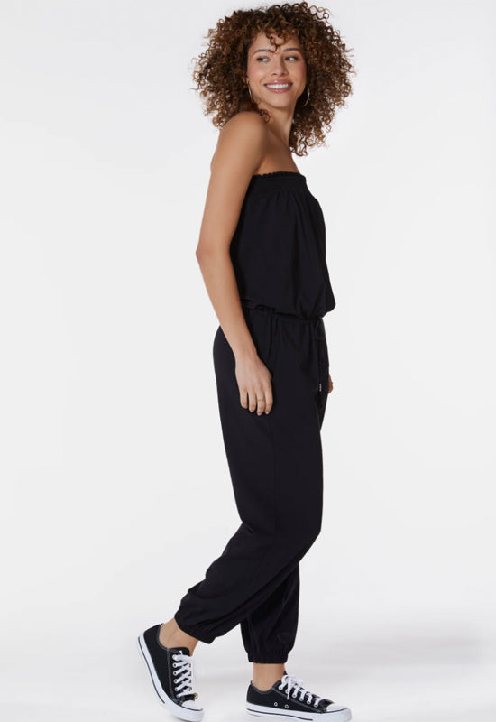 Bobi Strapless Jumpsuit Black - Buy Online