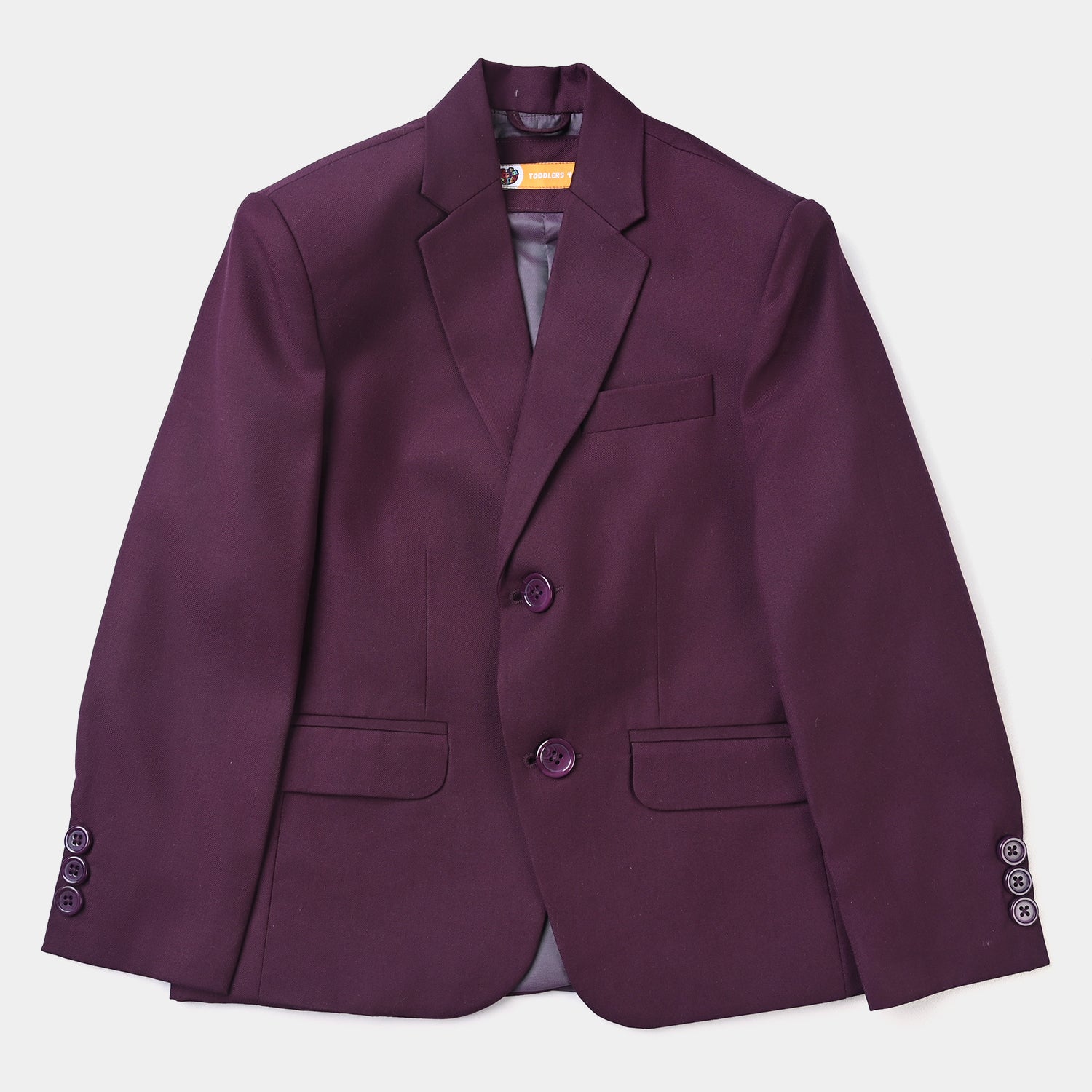 Boys maroon 3-piece suit with coat and pants