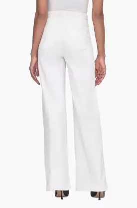 Braided High waisted wide leg pants