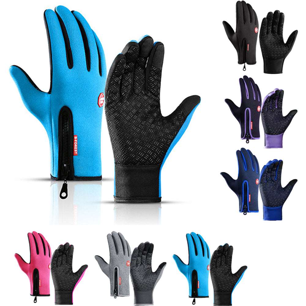 Braveman Winter Gloves - Unisex, Wind & Water Resistant, Warm, Touch Screen Tech