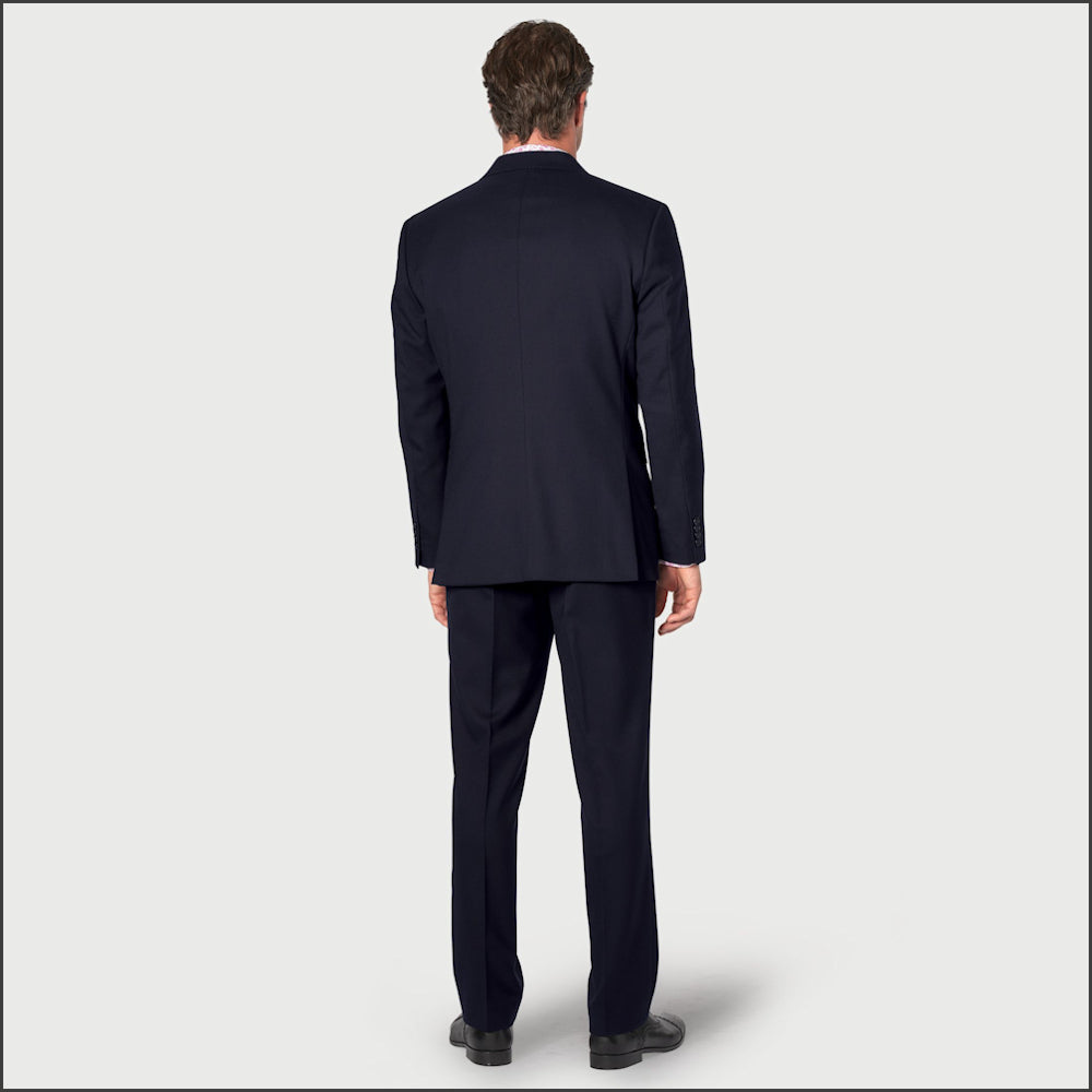 Brook Taverner Wells Navy Suit - Wool Blend - Optional Waistcoat