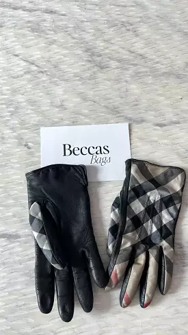 Burberry Leather Gloves - Shop Now!