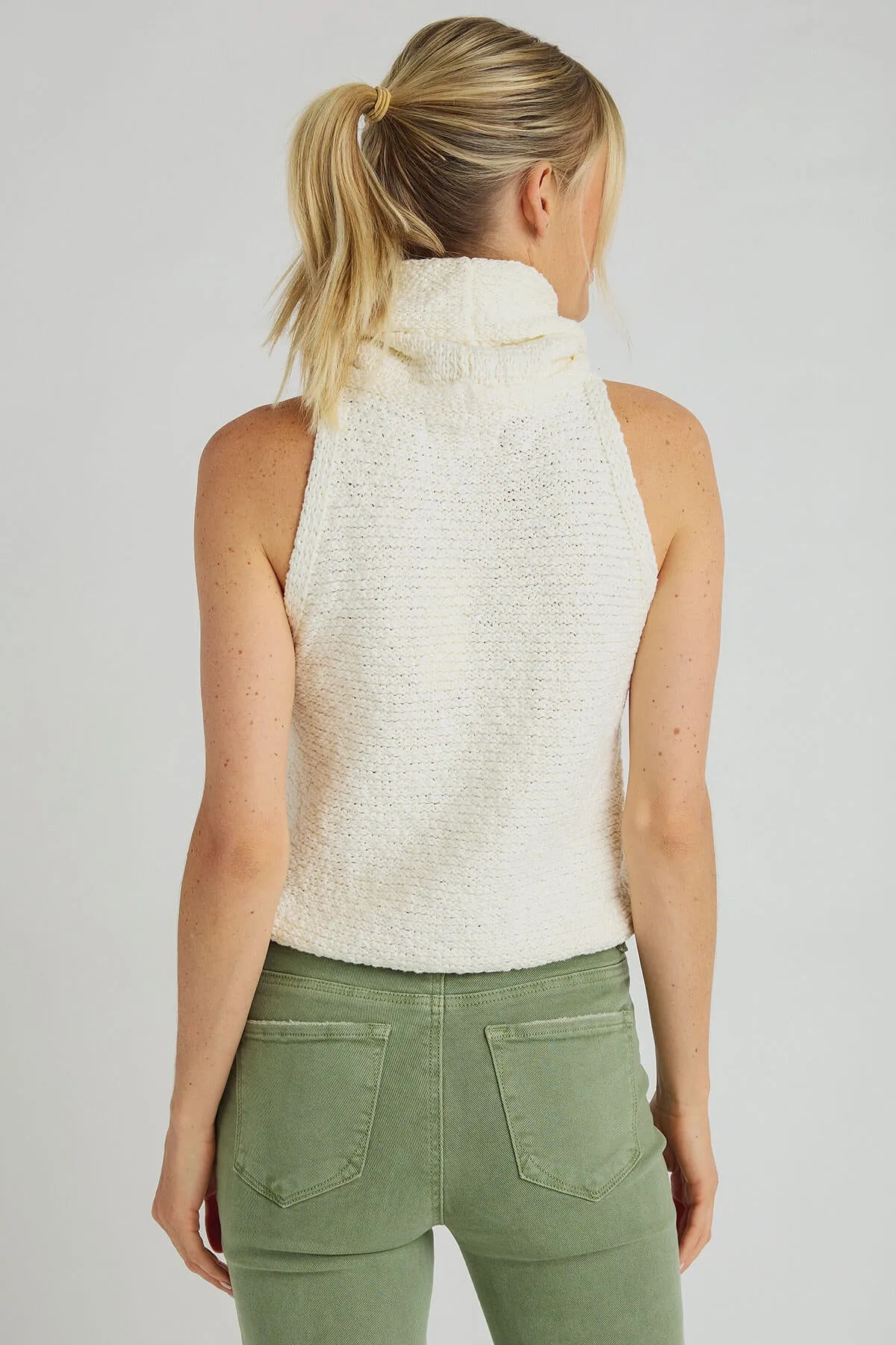 Sleeveless Mockneck Sweater - By Together.