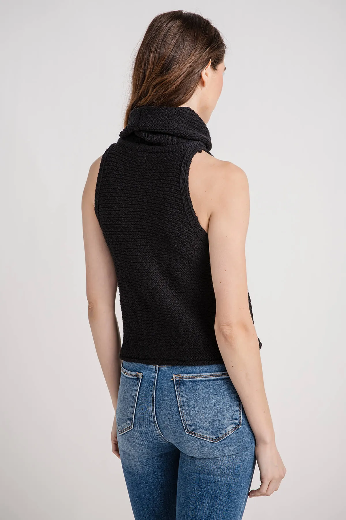 Sleeveless Mockneck Sweater - By Together.