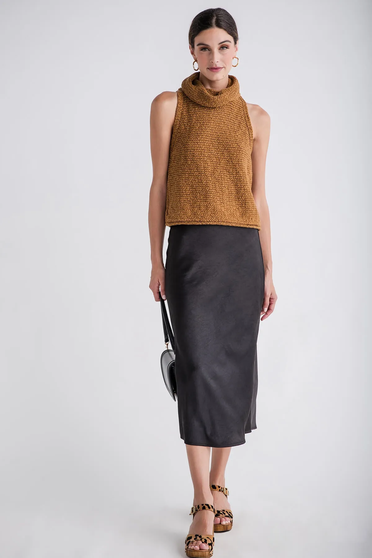 Sleeveless Mockneck Sweater - By Together.