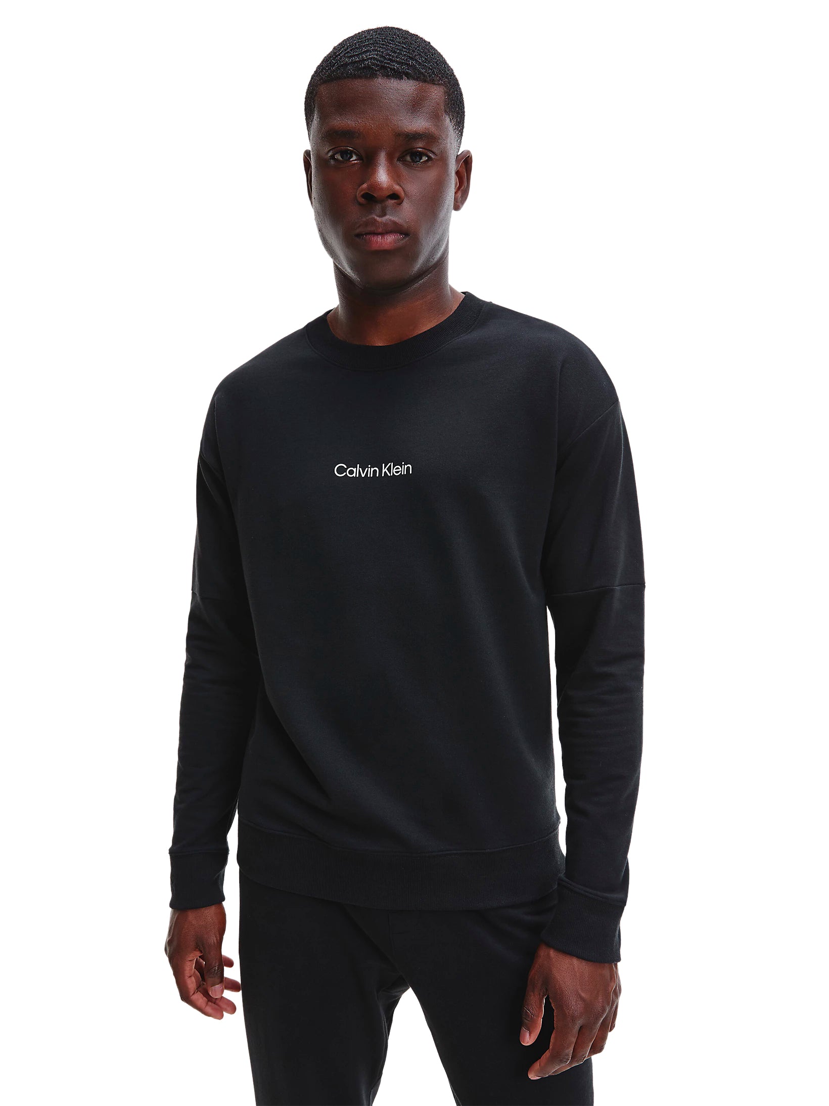 Calvin Klein Men's Lounge Crew Neck Sweatshirt - Contemporary Design.