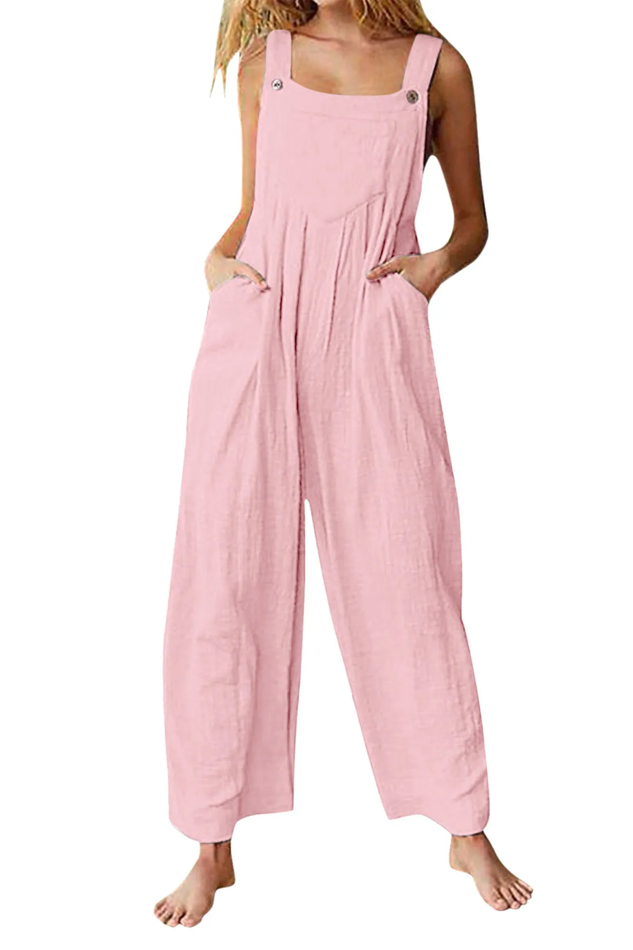 Pocket Jumpsuits in Candy Colors