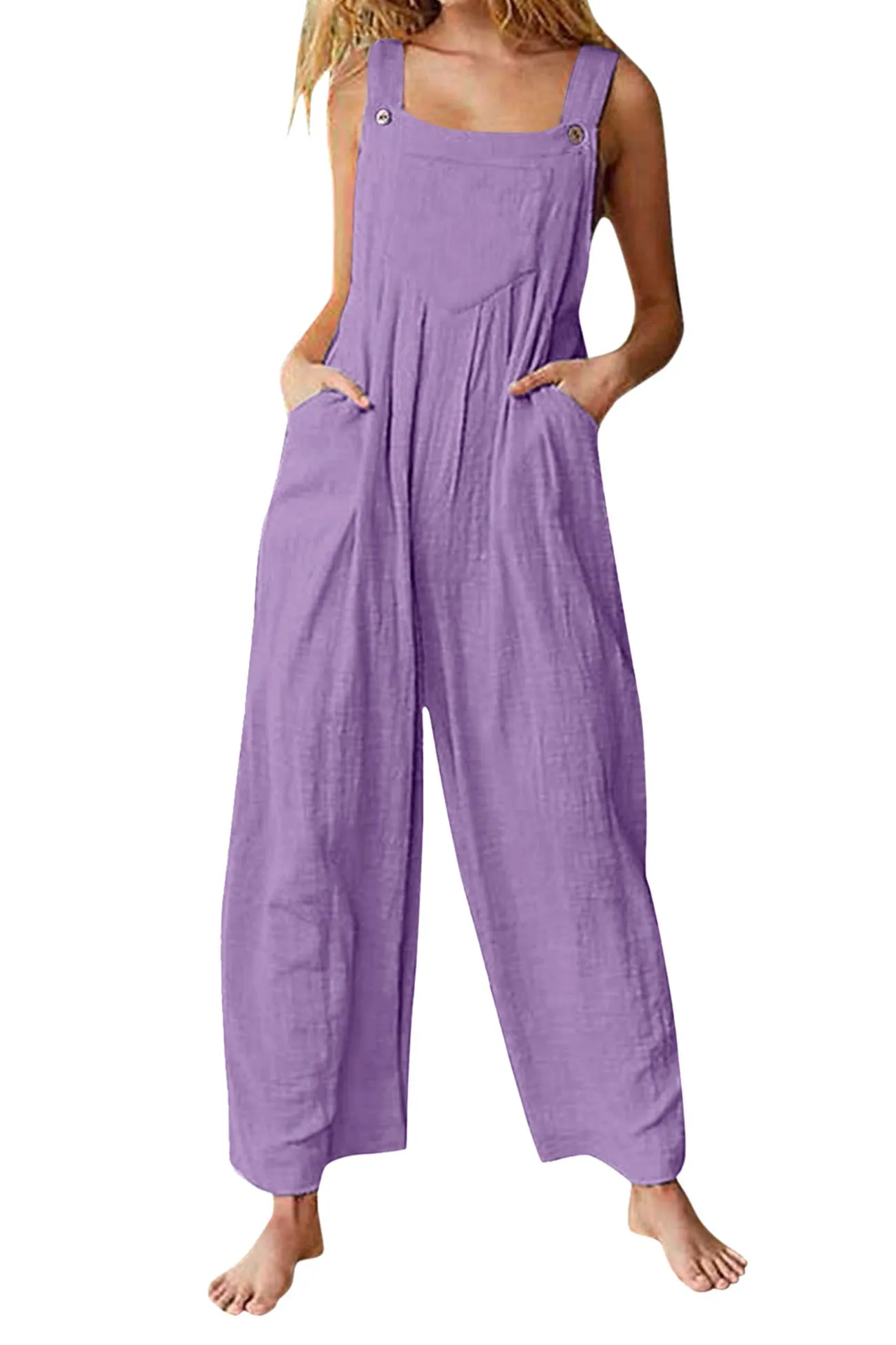 Pocket Jumpsuits in Candy Colors