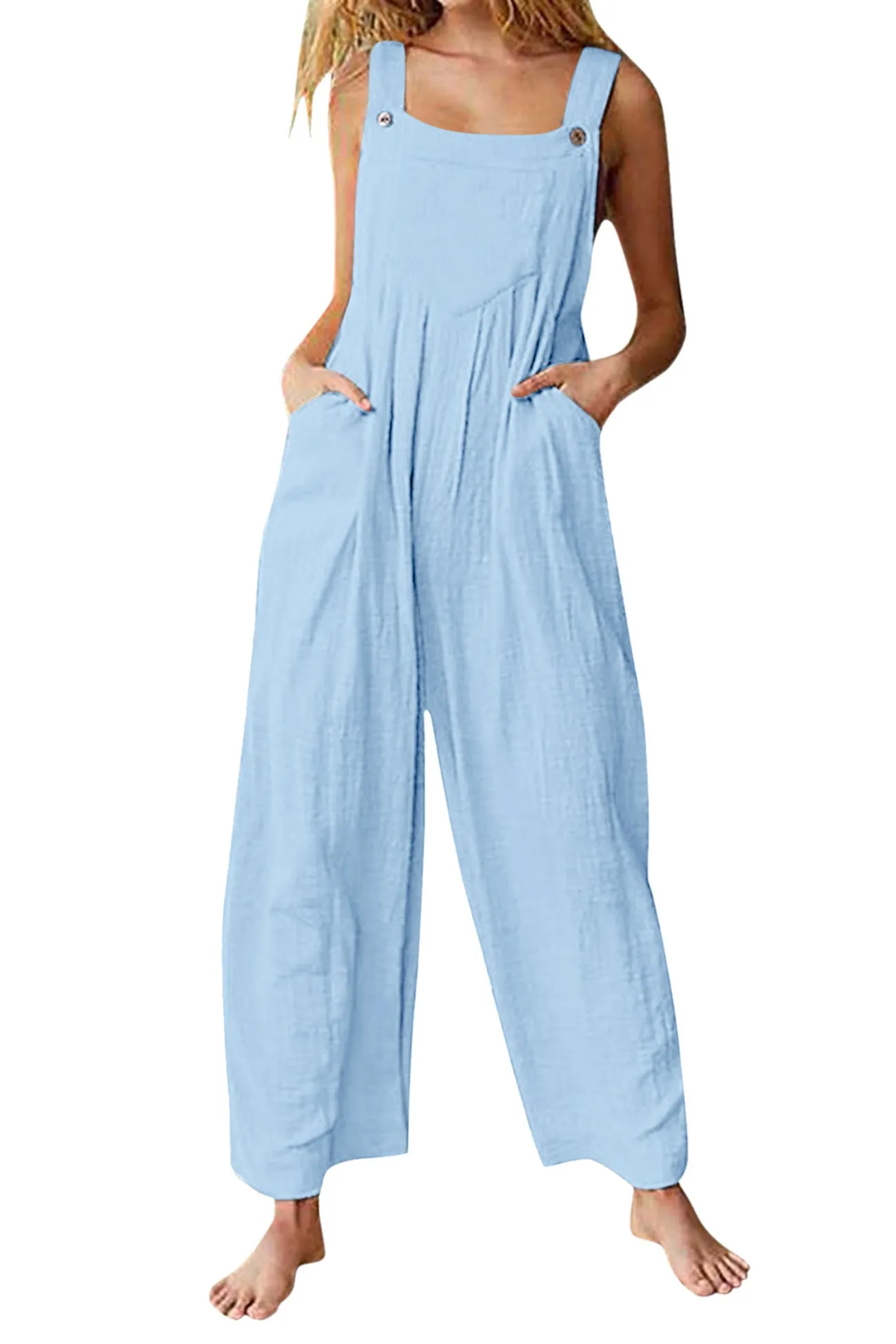 Pocket Jumpsuits in Candy Colors