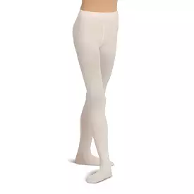 Capezio Footed Tights with Self Knit Waistband for Girls