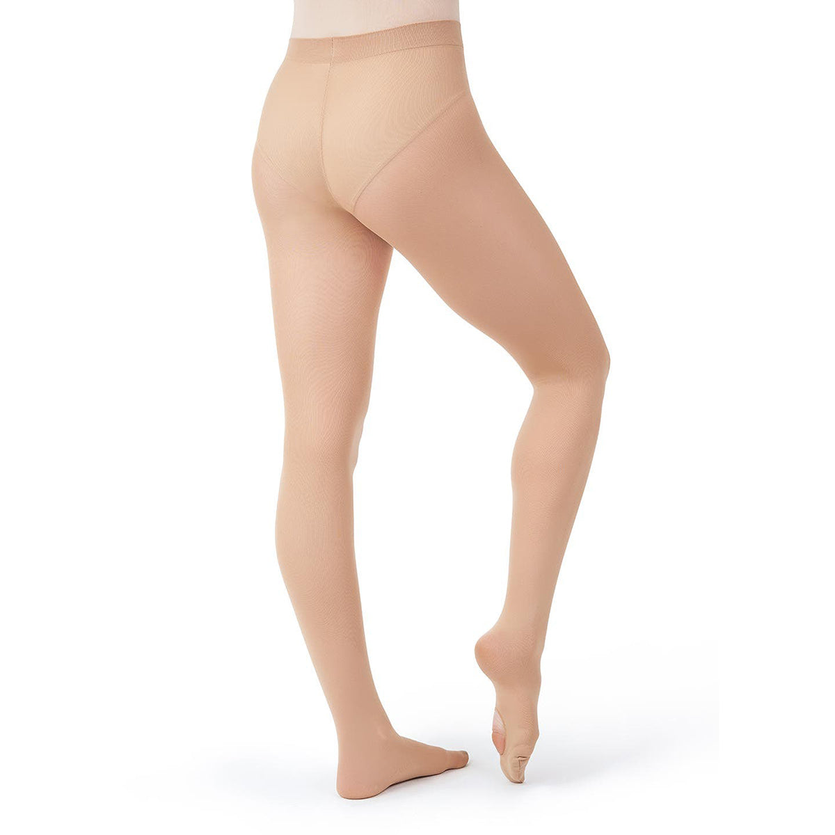 Capezio Transition Tights with Ultra Soft Self-Knit Waistband for Girls