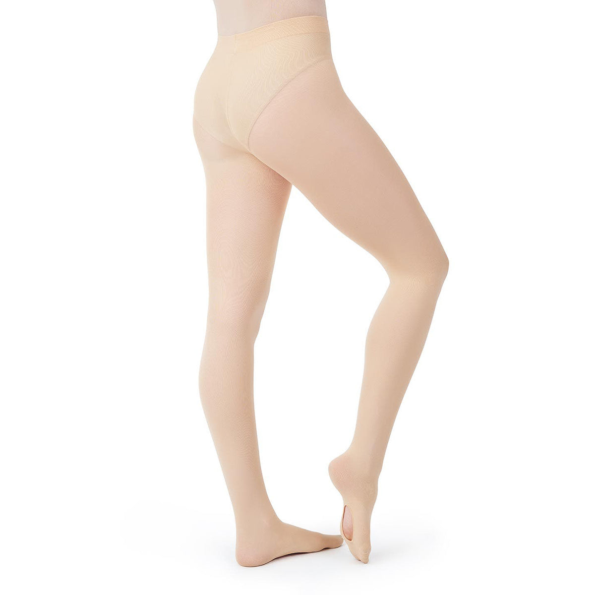 Capezio Transition Tights with Ultra Soft Self-Knit Waistband for Girls