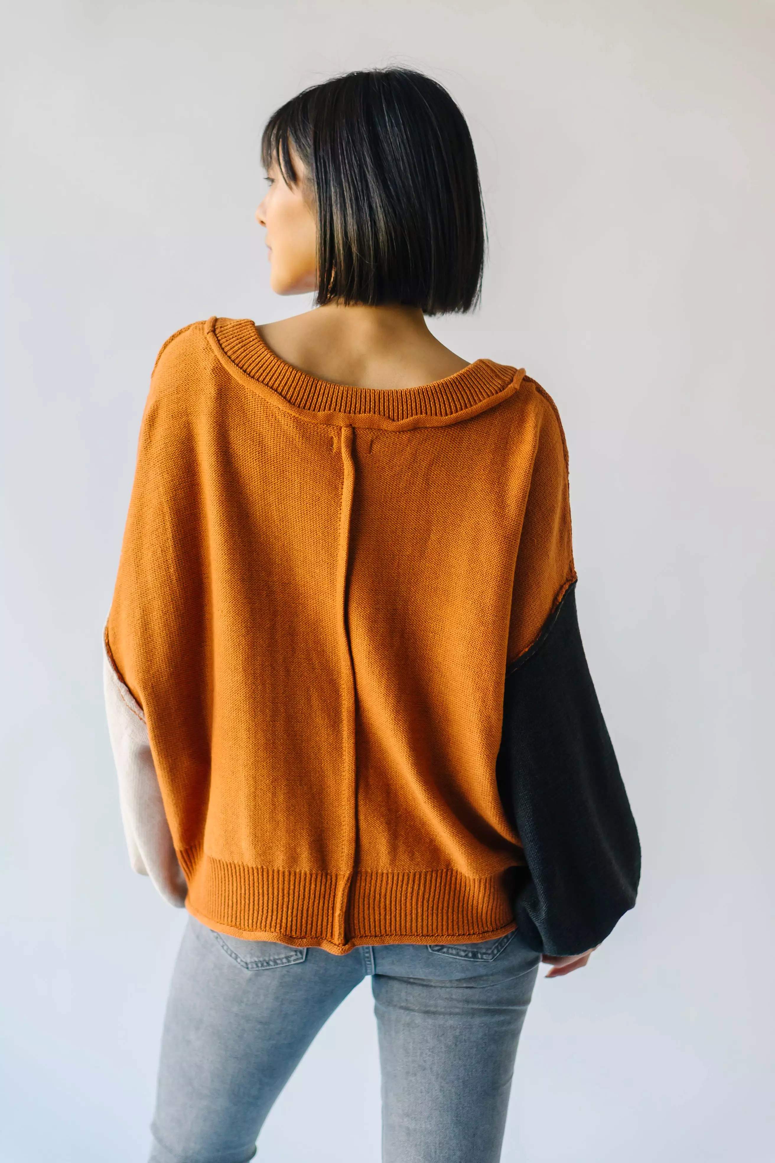 Cardona Brick Multi V-Neck Sweater (direct result)