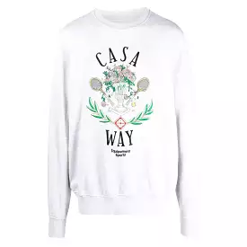 Casa Blanca gray crew neck sweatshirt