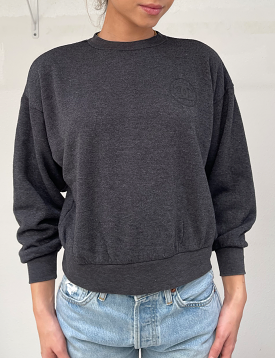 CC Link Vintage Puff Sweatshirt, Black - Best Price and Deals!