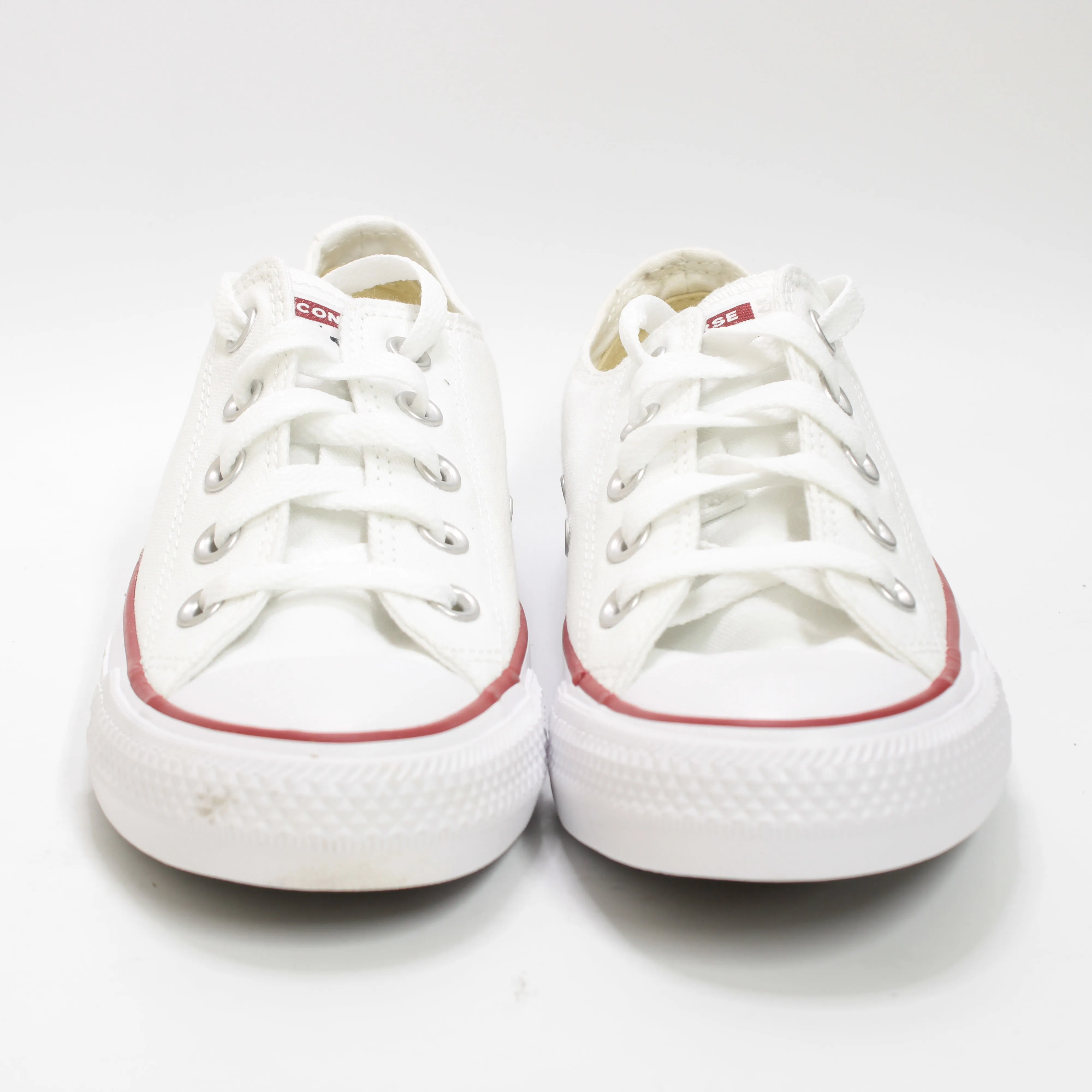 Converse All Star White Canvas Low Top Sneaker - UK Size 4