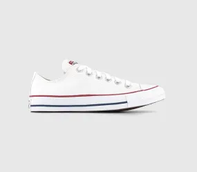 Converse All Star White Canvas Low Top Sneaker - UK Size 4