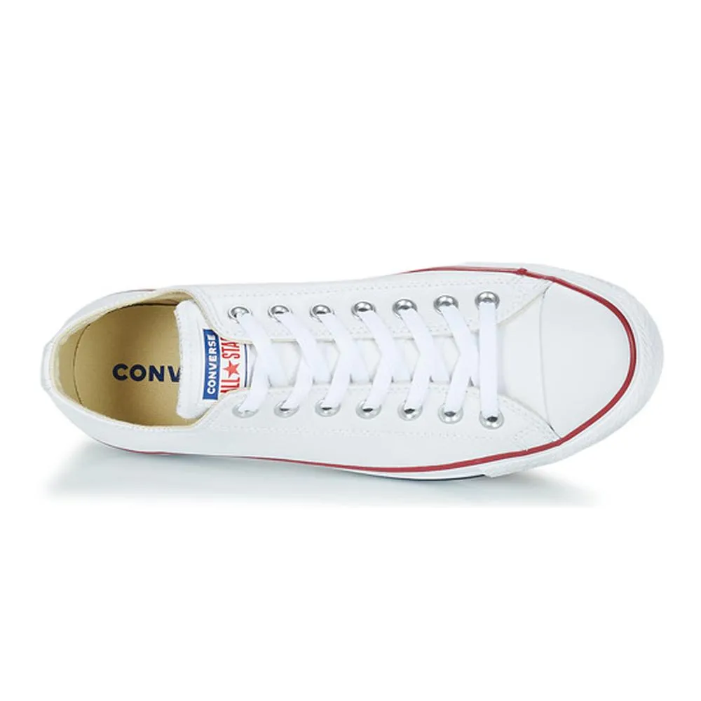 Converse Chuck Taylor All Star Core White sneakers.