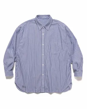 Corporate Uniform LS Shirt Blue Stripe